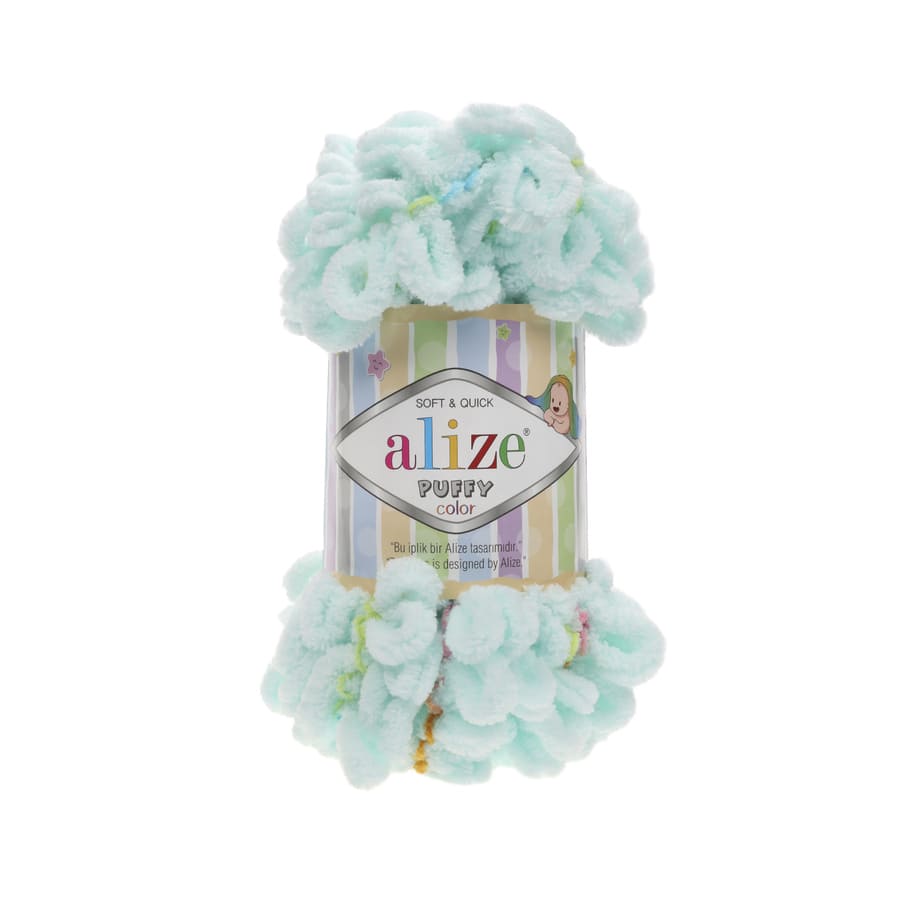 Пряжа PUFFY COLOR(Alize), цвет 5860