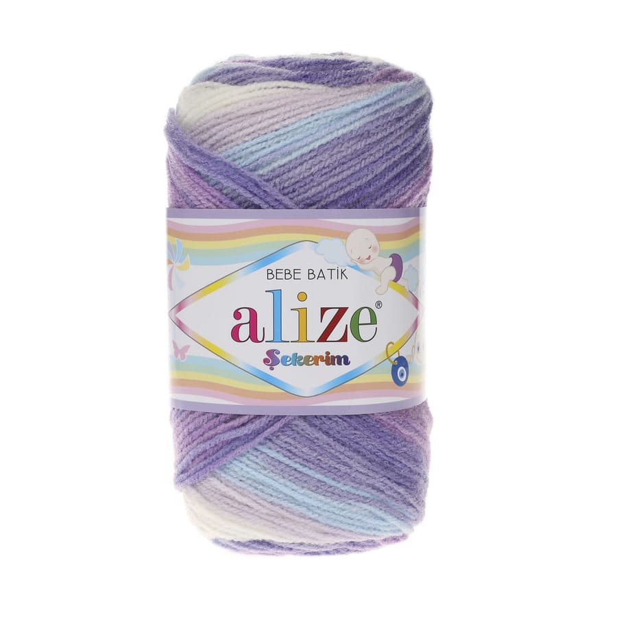 Пряжа Sekerim BEBE Batik ( Alize), цвет 3483