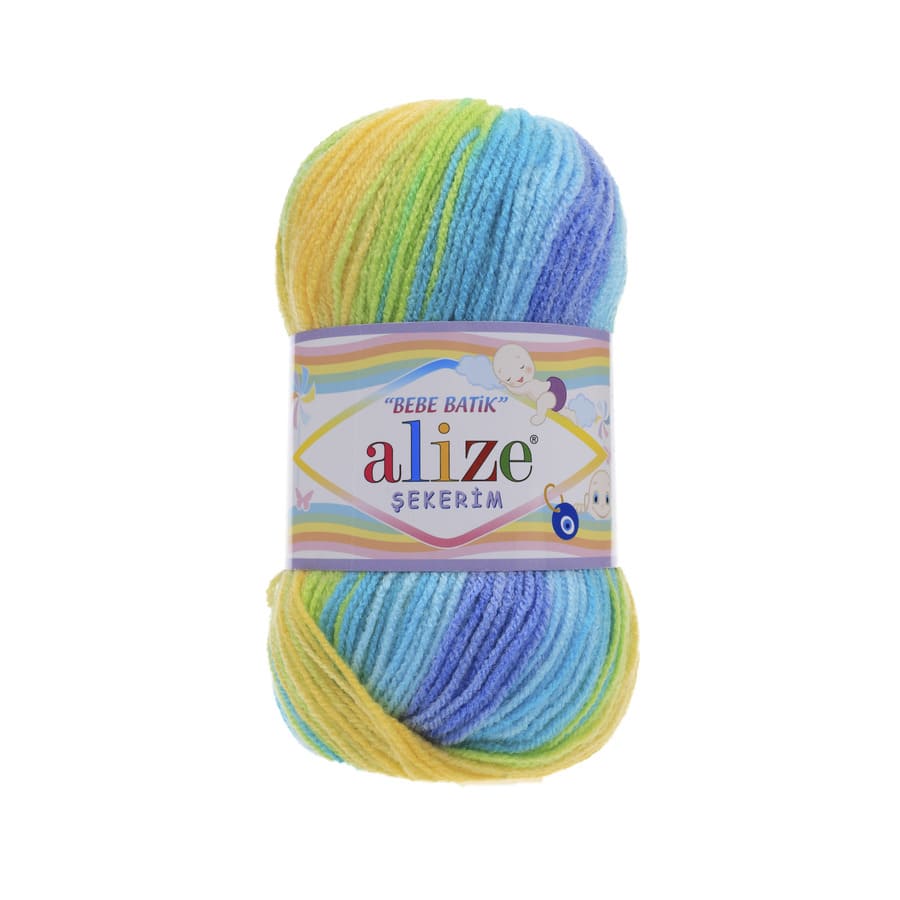 Пряжа Sekerim BEBE Batik ( Alize), цвет 4789