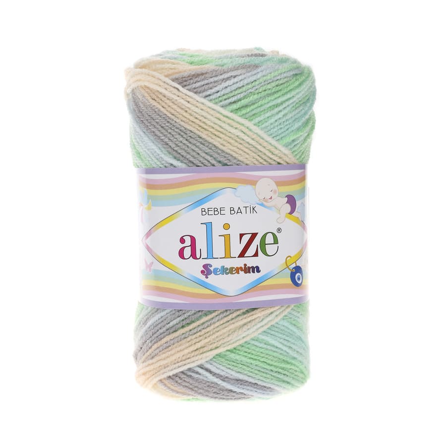 Пряжа Sekerim BEBE Batik ( Alize), цвет 6538