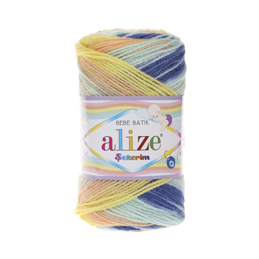 Пряжа Sekerim BEBE Batik ( Alize), цвет 6539