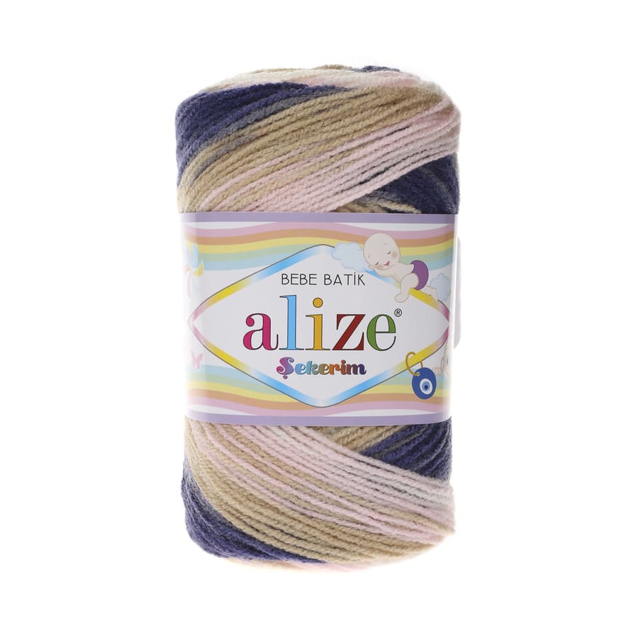  Пряжа Sekerim BEBE Batik ( Alize), цвет 6619