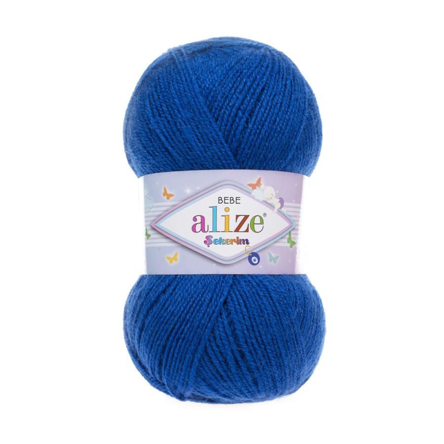 Пряжа Sekerim BEBE  (Alize), цвет 141 василек